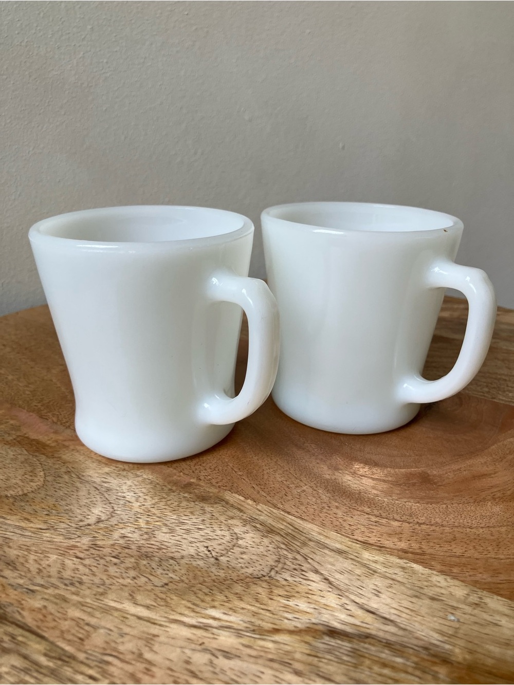 Anchor Hocking | Fire King Set of Two Milk Glass Mug Coffee Tea Cups